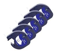 TWEJHX 3~10PK 91201 91200 12267 Compatible With Printer Supplies Label Tape Plastic 91331 91221 Ribbon For Part Number 91201 91200 12267 91331 91221 Works With LT100H Label Printer(5PK 12267 Clear)