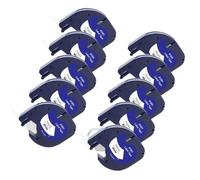 TWEJHX 3~10PK 91201 91200 12267 Compatible With Printer Supplies Label Tape Plastic 91331 91221 Ribbon For Part Number 91201 91200 12267 91331 91221 Works With LT100H Label Printer(10PK 91201 White)