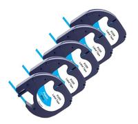 TWEJHX 3~10PK 91201 91200 12267 Compatible With Printer Supplies Label Tape Plastic 91331 91221 Ribbon For Part Number 91201 91200 12267 91331 91221 Works With LT100H Label Printer(5PK 91205 Blue)