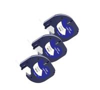 TWEJHX 3~10PK 91201 91200 12267 Compatible With Printer Supplies Label Tape Plastic 91331 91221 Ribbon For Part Number 91201 91200 12267 91331 91221 Works With LT100H Label Printer(3PK 91201 White)