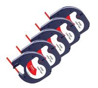 TWEJHX 3~10PK 91201 91200 12267 Compatible With Printer Supplies Label Tape Plastic 91331 91221 Ribbon For Part Number 91201 91200 12267 91331 91221 Works With LT100H Label Printer(5PK 91203 Red)