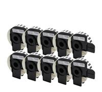 TWEJHX 3 5 10Roll DK22210 DK-22210 Thermal Label Rolls 29mmx30.48m Continuous Label DK-22210 DK 22210 Compatible With Printer Supplies QL Printer For Part Number DK-22210(10PCS)