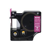 TWEJHX 45013 12mmx7m Labels Compatible With Label Printer Models LabelManager 160 280 210D For Part Number 45010 45015 45018 45024 45023(Pink Glitter)