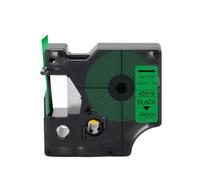 TWEJHX 45013 12mmx7m Labels Compatible With Label Printer Models LabelManager 160 280 210D For Part Number 45010 45015 45018 45024 45023(Black on Green)