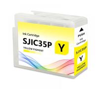 TWEJHX 80ML SJIC35P Compatible Ink Cartridge For Color Label Printer Works With CW-C6500P CW-C6000A CW-C6000P CW-C6500A Models(SJIC35P YL 1PCS)