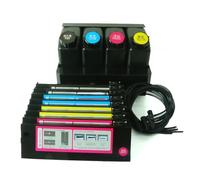 TWEJHX Bulk Ink System 4 Cartridge 220ml+ 4 Bottles Compatible With Roland Mimaki Mutoh Printer JV33 JV5 JV3 TS3(B set)