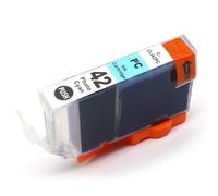 TWEJHX Compatible CLI-42 Ink Cartridge For Pro-100 Pro-100S Printer Pro100 Ink Cartridge Cli42BK C Y GY LGY M PC PM(Photo Cyan)