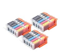 TWEJHX Compatible Ink Cartridge PGI570 PGI-570 CLI-571 For MG5750 MG5751 MG5752 MG5753 MG6850 MG6851 MG6852 MG6853 MG7750 Printers(3SET 15 PCS)