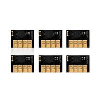 TWEJHX Compatible With Printer Supplies DesignJet Z2600 Z5600 745 745XL Cartridge Chip One Time Use Stable For Part Number 8K1927225B(745-(6color))