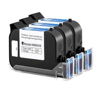 TWEJHX Ink Cartridge 12.7mm Fast Drying Waterproof Solvent Black Ink 1 2 3 5PC Compatible With TIJ Handheld Printer(3PC-BLACK)