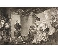 Twelfth Night Or What You Will Act II Scene Iv OliviaS Garden Olivia Maria And Malvolio by Boydell Shakespeare Gallery Published Late 19th Century After A Painting By John Henry Ramberg Poster