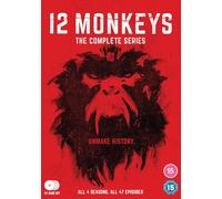 TWELVE 12 MONKEYS COMPLETE SERIES 1-4 DVD Season 1 2 3 4 UK Compatible R2