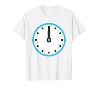 Twelve Clock Dial Twelve Watch Costume Value Graphic T-Shirt, Men, White, M