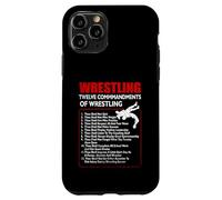 Twelve Commandments Of Wrestling Season Fighting Sport Case for iPhone 11 Pro