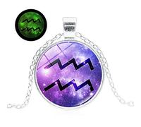 Twelve Constellations Luminous Necklace Glow Pendant Creative Gifts Accessories Handmade Accessories