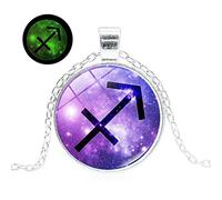 Twelve Constellations Luminous Necklace Glow Pendant Creative Gifts Accessories Handmade Accessories
