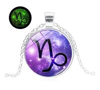 Twelve Constellations Luminous Necklace Glow Pendant Creative Gifts Handmade Accessories