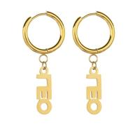 Twelve Constellations Stud Earrings,Stylish Gold Letter Hoop Earring Art Decorations Jewelry Gifts Astrology Horoscope Earrings For Girls Ladies Fashion Earrings,Leo,Adjust