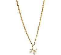 Twelve Constellations Zircon Necklace Women Golden Dainty Clavicle Chain Shiny Cz Guardian Choker Party Jewelry Gift