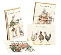Twelve Days of Christmas Card Set, 12 Days of Christmas Cards, Funny Xmas Cards with Kraft Paper Envelopes and Stickers, Xmas Countdown Card Set for Holiday Party Supplies (White-1Pc)