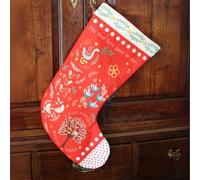 ‘Twelve Days of Stitchmas - Christmas Sewing Project Kit’. Ideal Sewing Gift, Suitable for Beginners. Includes Fabrics, Wadding and Photo Instructions to Craft a Stocking & 12 Coordinating Ornaments