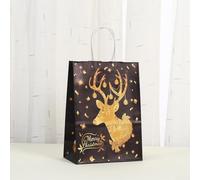 Twelve Decorative Reusable Bags for Small Presents During Holidays (039-5)