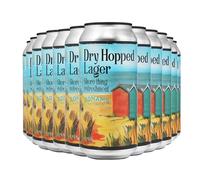 Twelve Green Bottles Adnams Dry Hopped Lager Beer 4.2% | 12 x 440ml Cans