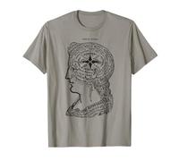 Twelve Houses - Historical Astrological Chart Illustration T-Shirt