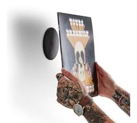 Twelve inch 4ECO Vinyl Record Wall Display - Frameless Mount for LP Album Covers - Hang 12” Records as Wall Art - 4 units in Natural Bamboo