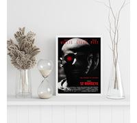 Twelve Monkeys (1995) Framed Classic-Cult Movie Poster Print Wall Art Image Home Decor Artworks Framed Poster Different Sizes and Colours
