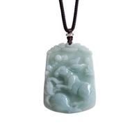 Twelve Natural Jade Animal Necklace Jade Amulet Birthstone Birthday Gift