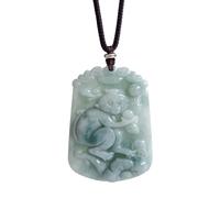 Twelve Natural Jade Animal Necklace Jade Amulet Birthstone Birthday Gift