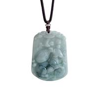 Twelve Natural Jade Animal Necklace Jade Amulet Birthstone Birthday Gift