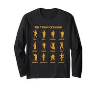 Twelve Olympian Gods Greek Ancient Mythology Greece Souvenir Long Sleeve T-Shirt