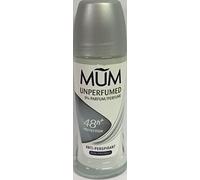 TWELVE PACKS of Mum Unperfumed Anti-perspirant Roll On 50ml