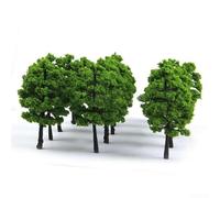 Twelve Piece Green Tree Set (Model) Designed to Enrich Your Railroad & Miniature Game Displays Height Approximately 7 cm
