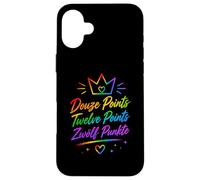 Twelve Points - Motto for the Song Contest Grand Prix Case for iPhone 16 Plus