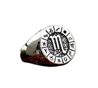 Twelve Signs Of The Zodiac Constellation Ring Stainless Steel Fashion Ring Gift-13-Scorpio