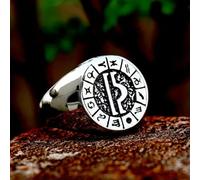 Twelve Signs Of The Zodiac Constellation Ring Stainless Steel Fashion Ring Gift-8-Libra