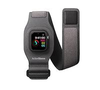 Twelve South ActionSleeve 2 for Apple Watch 40mm | Updated Protective Armband to free your wrist for sports or activities (grey)