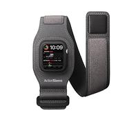 Twelve South ActionSleeve 2 for Apple Watch 45mm | Updated Protective Armband to free your wrist for sports or activities, Grey