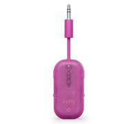 Twelve South AirFly Pro 2, Bluetooth Adapter, Pair 2 AirPods, Fuchsia Ice | Pair 2 AirPods or Wireless Headphones - 3.5mm AUX Bluetooth Transmitter and Receiver for Cars, Boats, Treadmills, TVs & More
