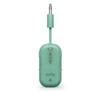 Twelve South AirFly Pro 2, Bluetooth Adapter, Pair 2 AirPods, Mint Ice | Pair 2 AirPods or Wireless Headphones - 3.5mm AUX Bluetooth Transmitter and Receiver for Cars, Boats, Treadmills, TVs & More