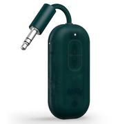 AirFly Pro 2 Frost - Bluetooth Adapter for Airplane, Pair 2 AirPods or Wireless Headphones - 3.5mm AUX Bluetooth Transmitter for Cars, Boats, Treadmills, TVs- Airplane Travel Essentials, Teal