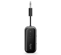 Twelve South AirFly SE, Bluetooth Wireless Audio Transmitter Adapter, Black | Bluetooth Adapter for AirPods/Headphones, 20+ Hr Battery, Works with 3.5mm aux Jacks on Airplanes, TVs, Gym Equipment, Travel