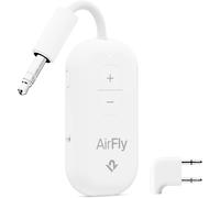 AirFly Pro 2 Deluxe - Bluetooth Adapter for Airplane, Pair 2 AirPods or Wireless Headphones - 3.5mm AUX Bluetooth Transmitter/Receiver for Cars, Boats, Treadmills, TVs - Airplane Travel Essentials