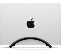 Twelve South BookArc Flex Vertical Laptop Stand - Space-Saving MacBook Stand, Adjustable Laptop Holder for Desk, Single Slot Laptop Dock for Monitor Display, Non-Slip, Upright Laptop Storage, Black