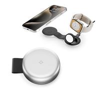 Twelve South Butterfly 2-in-1 USB-C MagSafe Charger - Compact Travel-Friendly Design, Fast-Charges iPhone, AirPods and Apple Watch, Includes USB-C Cable, US Power Adapter + 4 International Adapters