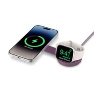 Twelve South ButterFly SE 2-in-1 USB-C Qi2 Travel Charger - Purple, New