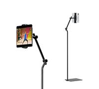 Twelve South HoverBar Tower Floor Stand for Apple Fitness+ iPads Peloton Black